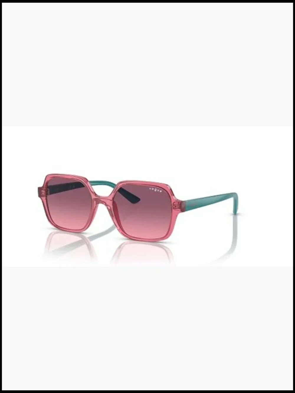 Unisex Square Sunglasses with UV Protection, Lightweight Plastic Frame